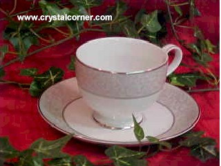 Parchment Cup and Saucer - Noritake
