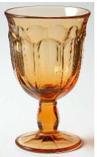 Provincial Amber Wine Goblet - Noritake Crystal