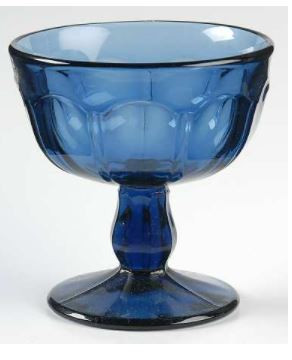 Provincial Dark Blue High Sherbet - Noritake Crystal