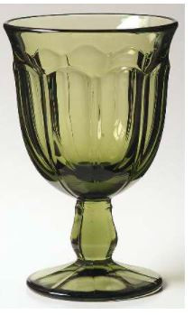 Provincial Green Water Goblet