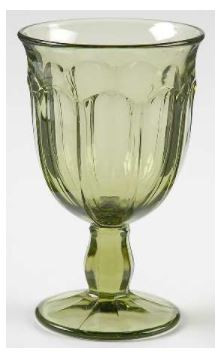 Provincial Green Wine Goblet
