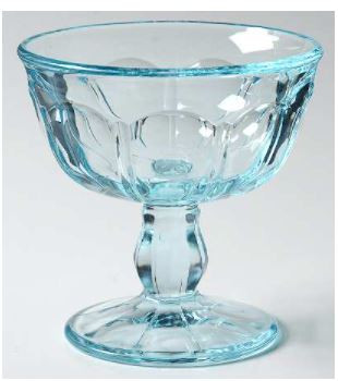 Provincial Light Blue High Sherbet