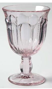 Provincial Pink Wine Goblet - Noritake Crystal