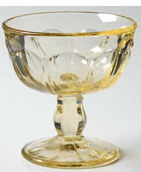Provincial Yellow High Sherbet - Noritake Crystal