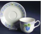 Rainbow Fruits Cup and Saucer