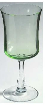 Rainbow Lime Green Water Goblet - Noritake Crystal