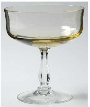 Rainbow Topez High Sherbet - Noritake Crystal
