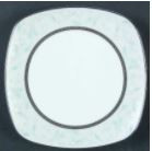 Regina Platinum Round Luncheon Plate or Accent Plate - Noritake