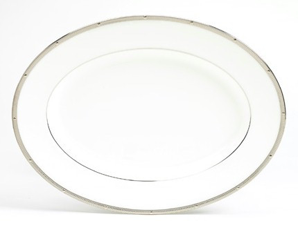 Rochelle Platinum Medium Oval Platter