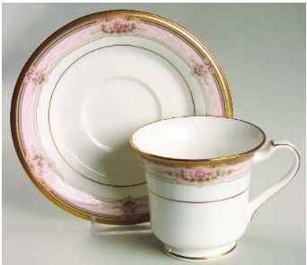 Romanticize Cup and Saucer - Noritake