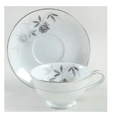 Rosamor Cup and Saucer-Noritake