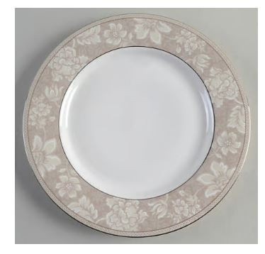 Rosella Taupe Dinner Plate