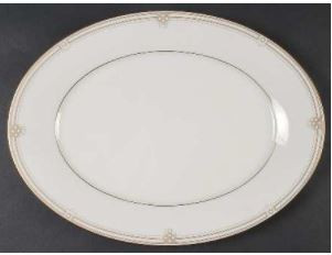 Satin Gown Medium Oval Platter
