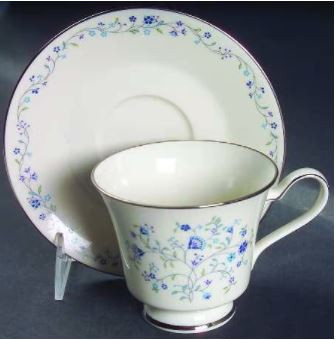 Serene Garden Cup and Saucer-Noritake