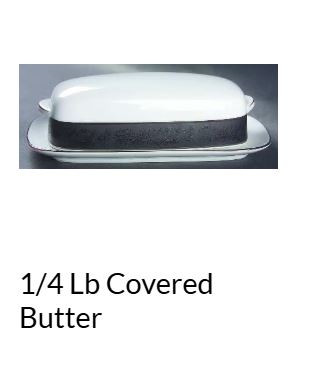 Sharon Covered Butter and Lid