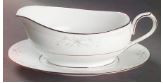 Silk Ribbons Gravy Boat and Stand