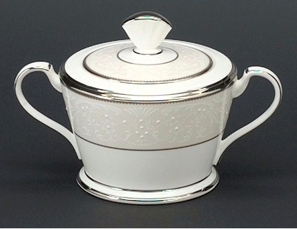 Silver Palace Sugar and Lid