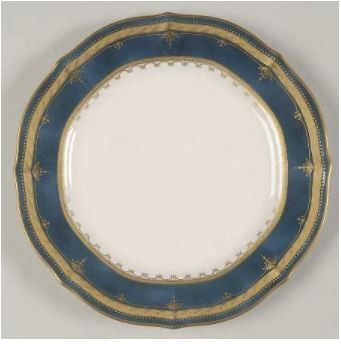 Solemn Sapphire Bread and Butter Plate
