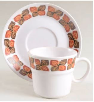Southern Glow Cup and Saucer - Noritake
