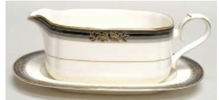 Spell Binder Gravy Boat and Stand