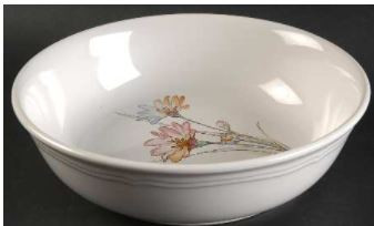 Springlike Round Vegetable or Serving Bowl - Noritake