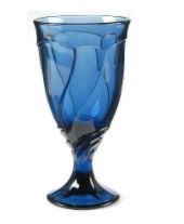 Sweet Swirl Light Blue Ice Tea or Beverage - Noritake Crystal