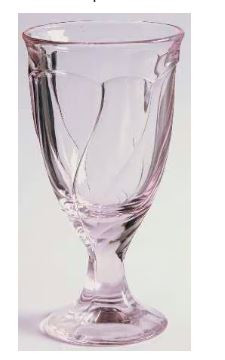 Sweet Swirl Pink Ice Tea or Beverage - Noritake Crystal