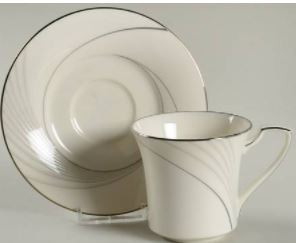 Sterling Tide Cup and Saucer