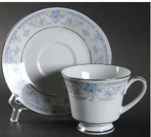 String Of Pearls Cup and Saucer - Noritake