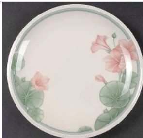 Summer Rain Round Salad Plate