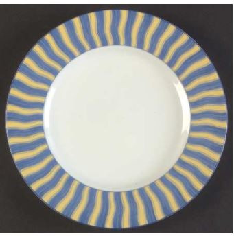Summer Waves Round Salad Plate