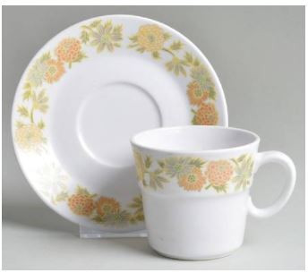 Sunnyside Cup and Saucer-Noritake