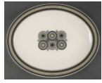 Tourmaline Medium Oval Platter - Noritake