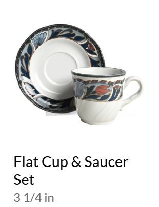 Tulip Ridge Cup and Saucer-Noritake