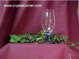 Verona Blue Ice Tea or Beverage - Noritake Crystal