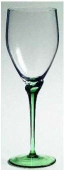 Verona Green Water Goblet - Noritake Crystal