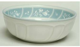 Victory Blue Round Soup Cereal Bowl