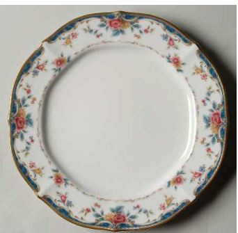 Vintage Rose Round Salad Plate - Noritake