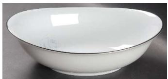 Virtue Oval Vegetable or Serving Bowl