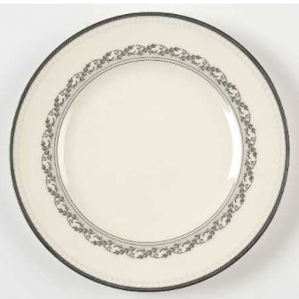 Westover Platinum Round Salad Plate-Noritake