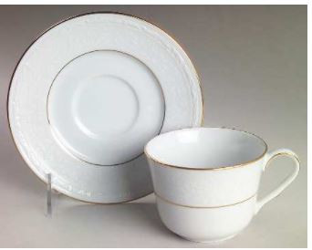 Whitecliff Gold Cup and Saucer - Noritake