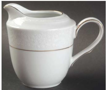 Whitecliff Gold Creamer-Noritake