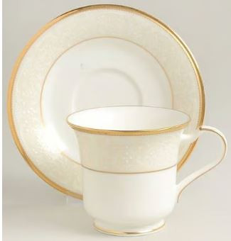 White Palace Cup and Saucer