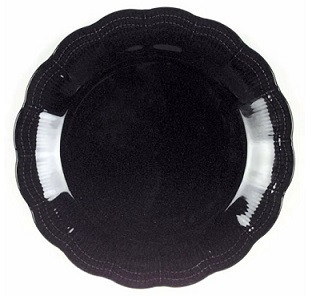 Allura Black Dinner Plate
