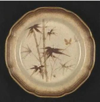 Bamboo Grove Round Salad Plate