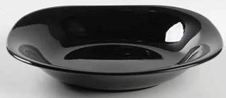 Basic Black Rim Soup or Pasta Bowl