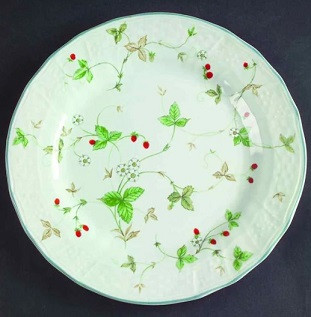 Blossoms Round Salad Plate