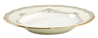 Bridal Bouquet Rim Soup or Pasta Bowl