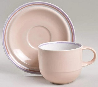 Carrot Kiss Cup and Saucer