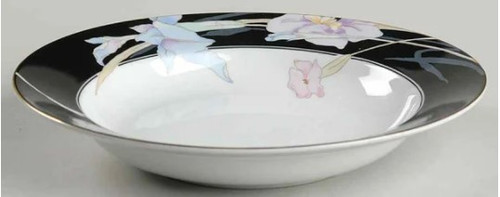 Charisma Black Rim Soup or Pasta Bowl